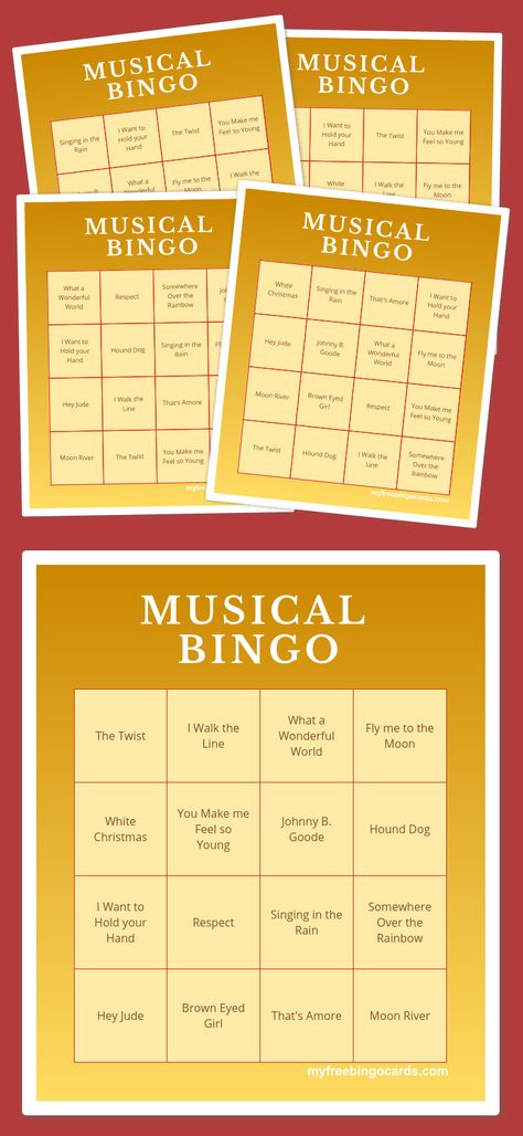 Musical Bingo Joseph In Egypt, Bingo Card Generator, Bat Facts, Music Bingo, Free Printable Bingo Cards, Free Bingo Cards, Polish Language, Bingo Cards Printable, Bingo Printable