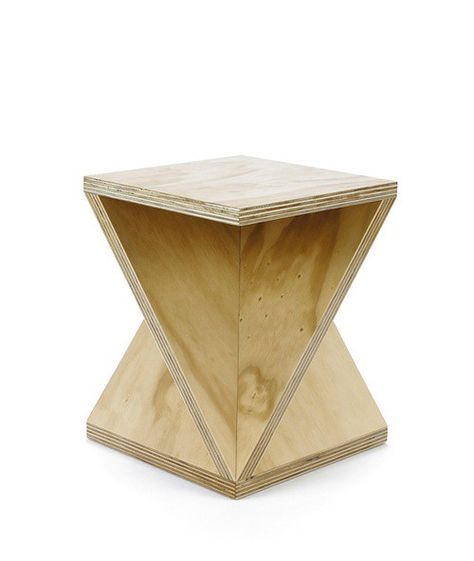 Cnc Furniture Plans, Plywood Projects, Cnc Furniture, Regal Design, Deco Originale, Wooden Side Table, Plywood Furniture, Creative Furniture, Into The Woods