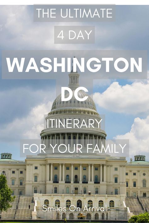 the essential 4 day washington dc itinerary for families Washington Dc Itinerary, Washington Dc Travel Guide, Washington Dc Travel, Us Capitol, National Mall, Washington Monument, Cruise Destinations, Family Trip, Plan Your Trip