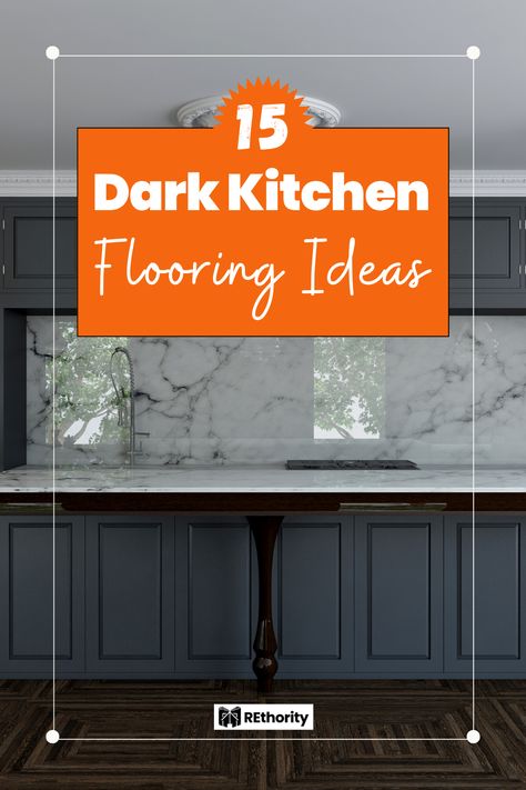 Is your kitchen flooring ready for an upgrade? If you’re looking for something modern and stylish, why not consider going dark? From timeless black and white checkered designs to rustic wood-look tiles, we have 15 dark kitchen flooring ideas to help you create a chic and sophisticated space. So get ready to take your kitchen decor to the next level with these dark and dramatic flooring ideas. Dramatic Flooring, Dark Kitchen Flooring, Kitchen Cabinets Dark Wood, Dark Tile Floors, White Kitchen Counters, Dark Kitchen Floors, Dark Brown Floor, Black Wood Floors, Kitchen Flooring Ideas