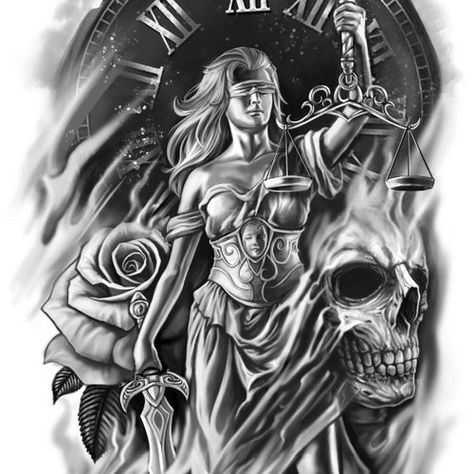 Lady justice half sleeve that will be covering another tattoo. Blind Lady Justice Tattoo, Scales Of Justice Tattoo Men, Libra Tattoo Sleeve, Lady Justice Tattoo Design, Libra Goddess Tattoo, Lady Justice Tattoo, Scales Of Justice Tattoo, Wrench Tattoo, Full Arm Sleeve Tattoo