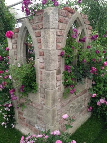 Chelsea Garden Show, Gothic Ruins, Window Herb Garden, Patio Herb Garden, Octopus Garden, Stone Walls Garden, Gothic Arch, Chelsea Garden, Rhs Chelsea Flower Show