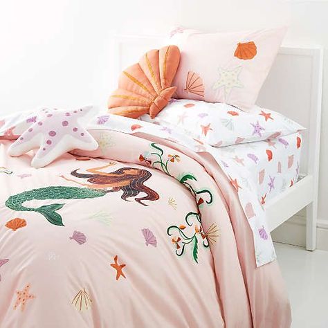 Mermaid Bedding | Kids Bedding | Splendipity Hammocks | Share Kids Bedroom Ideas | Bedroom Children | Fun Kid Room Ideas | Girl and Boy Room | Kid Room Bedding | Bedding | Kids Room | Kid Bed | Bedding Ideas | #loomwell #kidsroom #kidbedding #bedroomdecor #kidbeds #toddlerbed #bedsforkids #splendipityhammocks #beddingideas Mermaid Bedding, Mermaid Bedroom, Mermaid Kids, Mermaid Room, Big Girl Bedrooms, Toddler Girl Room, Twin Duvet Cover, Best Duvet Covers