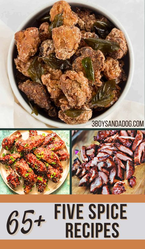 Check out this list of delicious Chinese Five Spice Recipes! You'll love having a simple weeknight dinner with so many great options. Recipes Using Chinese Five Spice, Chinese 5 Spice Recipe Dinners, Chinese Five Spice Recipe Dishes, Chinese 5 Spice Recipe, Chinese Five Spice Recipe, Five Spice Recipes, Pork Picnic, Chinese Wisdom, Chinese Five Spice