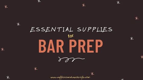 Bar Prep Essentials | Caffeine and Case Briefs Bar Exam Prep, Resume Advice, Bar Prep, Cover Letter Tips, Bar Exam, College Life Hacks, Interview Advice, Study Essentials, School Success