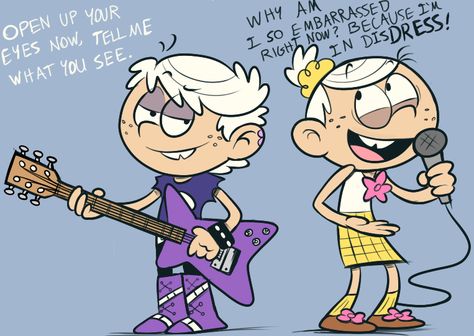 Older Sister Younger Brother, Luan Loud, Tumblr Cartoon, Leni Loud, Lincoln Loud, The Loud House Fanart, Loud House Characters, The Casagrandes, House Fan