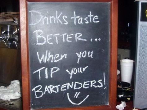 Bartender Tip Jar, Tips Jar Ideas Funny, Tip Jar Ideas, Funny Tip Jars, Bartender Humor, Bartender Quotes, Work Christmas Party Ideas, Bartending 101, Bartender Funny