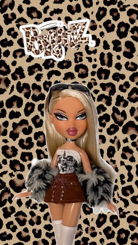 Y con el estampado de leopardo un poco Las Bratz