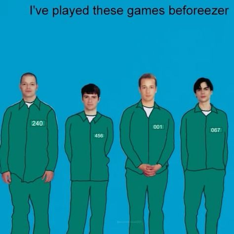 Squid games😭 Rivers Cuomo, Gi Hun, Im Lonely, Buddy Holly, Weird Cars, Zoo Wee Mama, Weezer, I Dont Have Friends, Song Playlist