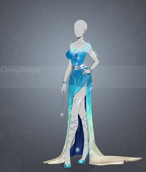 Planets themed dresses: Earth____________________________________ Don't miss any future outfit adopts! Join my group: cherrysoutfitadopts.deviantart… SB: $2... Earth Dress, Outfit Adopts, Draw Your Character, Clothing Sketches, Clothing Design Sketches, Drawing Anime Clothes, Future Outfit, Dress Sketches, Dress Drawing