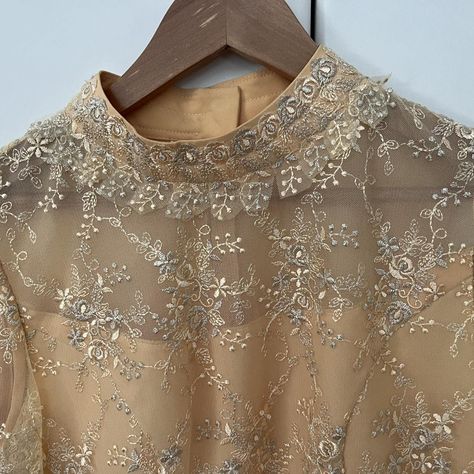 Lovely 1960s vintage lace top, xs. Beautiful embroidered handiwork. #balletcore #vintage #cottagecore #lace Vintage Cottagecore, 1960s Vintage, Vintage Lace, Lace Top, 1960s, Blouses For Women, Lace