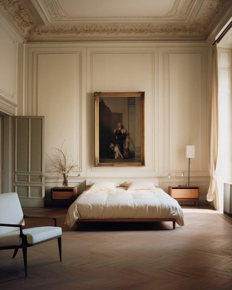 Old world... #interiorinspo #furniture #luxuryhome #worldofinteriors #decor #interieur #interiordesign #luxury #interiordesign #design #art #samuelmadeleine #parisianstyle #paris @samuelmadeleine.co #interiors #architecture #interiorarchitecture Bedroom Mansion Aesthetic, European Luxury Interior, French Country Bedroom Design, Small Mansion, Feminine Apartment, Modern Classic Bedroom, Classical Bedroom, European Apartment, Gustavian Interiors