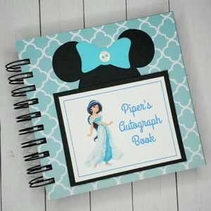 secondsisterdesigns - Etsy Diy Disney Autograph Book Ideas, Disney Autograph Books Diy, Disney Signature Book, Disney Cruise Autograph Book, Disney Autograph Books, Disney Reveal, Disney Autograph, Autograph Book Disney, Bullhead City