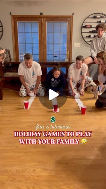 Noel Arens on Instagram: "SAVE FOR THANKSGIVING/CHRISTMAS 😂 We had a blast playing these games last year!!! We did them olympic-style but honestly it would be so fun to pick like 2-3!

Which one is your fav?! I loved speed walking, so simple but hilarious. I almost peed my pants (yes, i was pregnant when we did this last year lol)

#familyholiday #holidaygames #familygamenightideas #familygames" Xmas Games For Family, Peed My Pants, Speed Walking, Christmas Group Games, Christmas Games To Play, Fun Thanksgiving Games, Family Games To Play, Christmas Gift Exchange Games, Christmas Gift Games