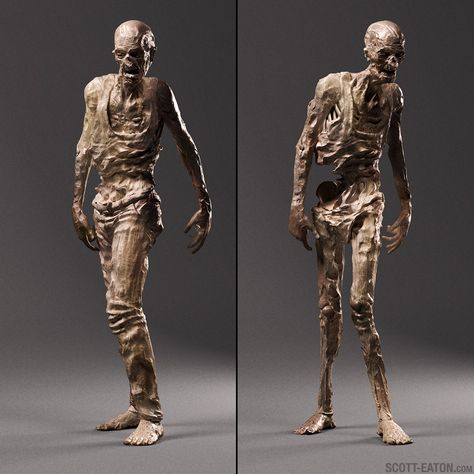 World War Z – zombie maquettes » scott-eaton.com The Last Of Us Zombies, Zombie Concept Art, Zombie Reference, Scott Eaton, Zombie Concept, Zombie Pose, Zombies Apocalypse Art, Mireille Enos, Zombie Drawings