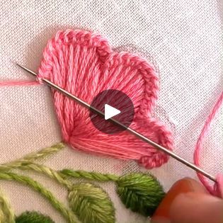 Wow!! A beautiful tutorial 3d flower design hand embroidery | Wow!! A beautiful tutorial 3d flower design hand embroidery
#embroidery #handwork #love #virals | By ABC Of Hand EmbroideryFacebook 3d Hand Embroidery, Flower 3d, 3d Hand, Hand Embroidery Flowers, Embroidery Craft, 3d Flowers, Flower Tutorial, Embroidery And Stitching, Embroidery Flowers