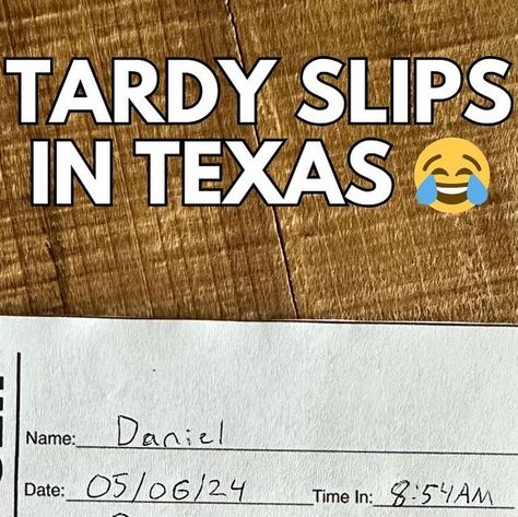 Texas Memes on Instagram: "They did him wrong by unexcusing that imo" Texas Jokes, Tardy Slip, Texas Meme, Texas Humor, Boerne Texas, May 7, Texas, Humor, Memes