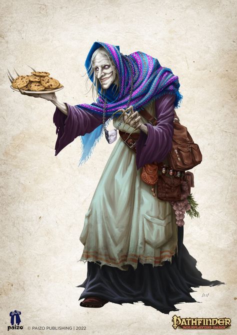 Dnd Hags Art, Hag Concept Art, Hag Dnd Art, Hag Character Design, Fey Warlock, Hag Dnd, Halloween Short Stories, Old Witch, Pathfinder 2e