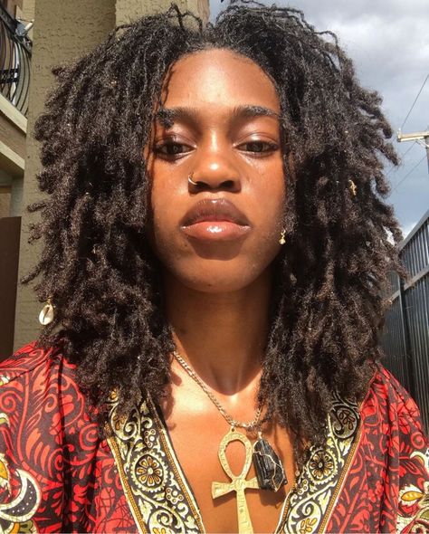 Loc Journey Beautiful Dreadlocks, Long Hairstyle, Braided Hairstyle, Trendy Hairstyle, Locs Hairstyles, Hair Reference, Long Curly, Black Girls Hairstyles, Aesthetic Hair