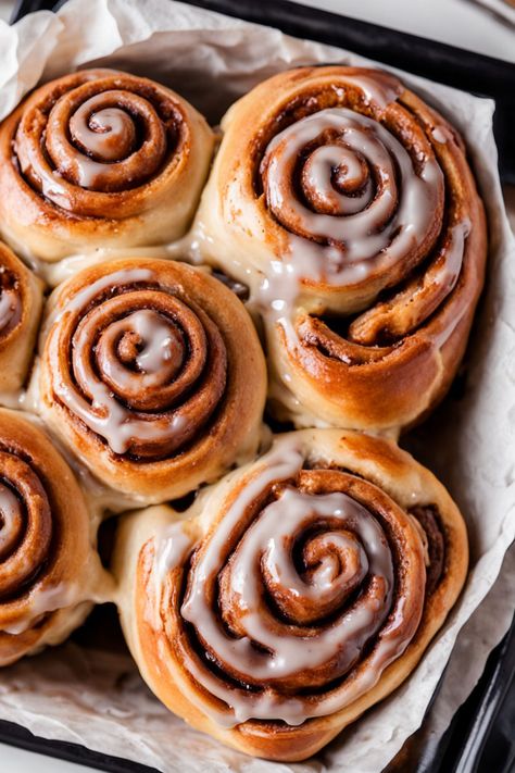 Cinnamon Rolls with Salted Maple Glaze Recipe

Ingredients

For the Cinnamon Rolls:
- 4 cups all-purpose flour
- 1/4 cup granulated sugar
- 1 packet (2 1/4 teaspoons) active dry yeast
- 1 teaspoon salt
- 1 cup whole milk, warmed
- 1/4 cup unsalted butter, melted
- 2 large eggs
- 1 tablespoon ground cinnamon
- 1/2 cup packed brown sugar

For the Salted Maple Glaze:
- 1 cup powdered sugar
- 2 tablespoons maple syrup
- 1 tablespoon milk
- 1/4 teaspoon sea salt

Full Cooking Instructions on... Maple Cinnamon Glaze Recipe, Maple Buns, Cinnamon Rolls Maple Frosting, Maple Frosting For Cinnamon Rolls, Cinnamon Rolls With Maple Icing, Maple Glaze For Cinnamon Rolls, How To Make Glaze For Cinnamon Rolls, Cinnomon Rolls, Cinnamon Glaze Recipe