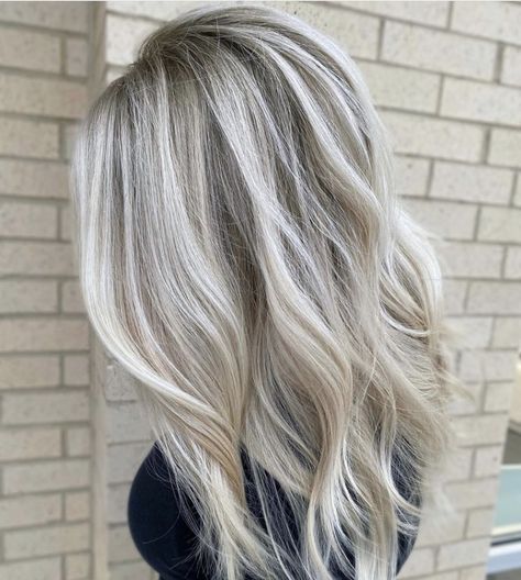 Are you ready to end the winter with some ice? ❄️ #icyblonde #icyblondehair #blondebalayageideas #madison #wisconsinhair #beinspiredsalon #teambeinspired Ice Blonde Hair Balayage, Icy Blonde Hair Highlights, Blonde Hair Balayage, Blonde Hair Highlights, Icy Blonde Balayage, Gray Blending, Ice Blonde Hair, Icy Blonde Hair, Ice Blonde