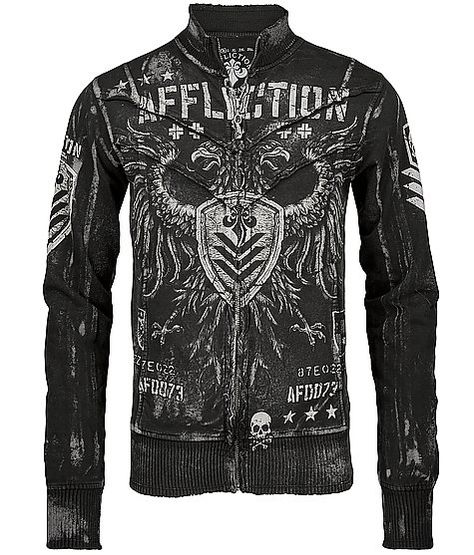 Affliction Value Track Jacket Jacket Coat Fashion, Black Brush, Affliction Men, Men Sweatshirt, Men's Jackets, Custom Jacket, Men's Outerwear, Men's Coats & Jackets, Jacket For Men