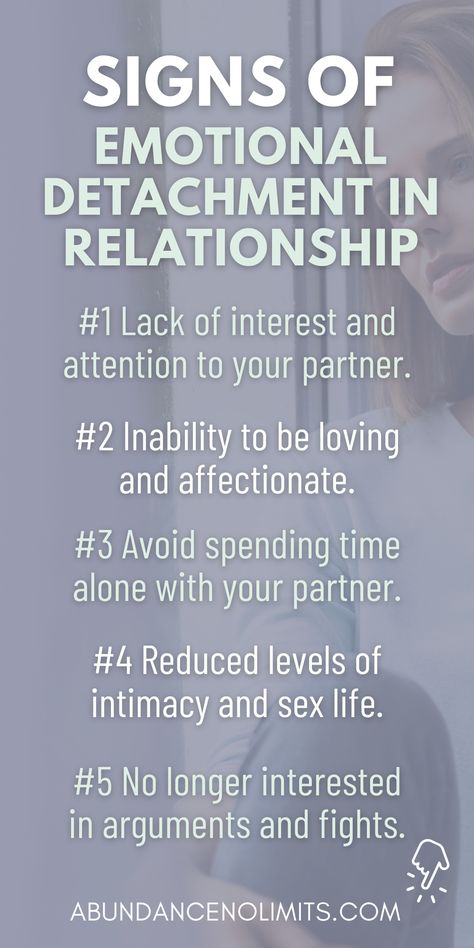 What is emotional detachment? - Signs of emotional detachment in a relationship - How to recognize emotional detachment in marriage and ways to overcome. Emotional Detachment Marriage, Emotional Detachment Facts, Emotional Detachment Tips, Detachment Relationships, How To Detach Emotionally, Detachment Quotes Relationships, Practicing Detachment, Detach Emotionally, Practice Detachment