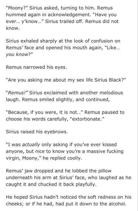 Wolfstar Fanfiction Spicy, Wolfstar Spicy, Wolfstar Fanart Spicy, Wolfstar Fanfiction, Fanfiction Quotes, Marauders Fanfiction, Sirius X, Mauraders Era, Wolf Star