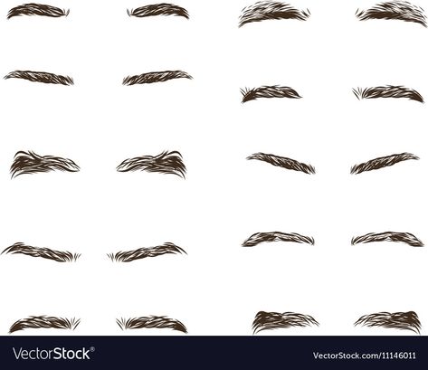 Men Eyebrows, Types Of Eyebrows, Famous Drawing, Drawing Men, Guys Eyebrows, Guy Drawing, Reference Photos, Free Vector Images, High Res