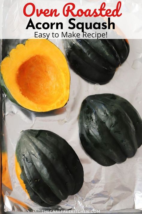 How To Roast Squash, Acorn Squash In Oven, Roast Acorn Squash, Acorn Squash Baked, Roast Squash, Squash In Oven, Acorn Squash Recipe, Best Vegetable Recipes, Springtime Recipes