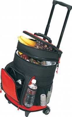 Portable Food and Beverage Coolers - If you are out in your car, enjoying a few days camping or hosting a party in your backyard one thing you will definitely need is a Portable Beverage Cooler! Take a look here! Cooler With Wheels, Beach Cooler, Roller Skate Wheels, Rolling Cooler, Camping Coolers, Picnic Essentials, Portable Food, Camp Kitchen, Soft Cooler