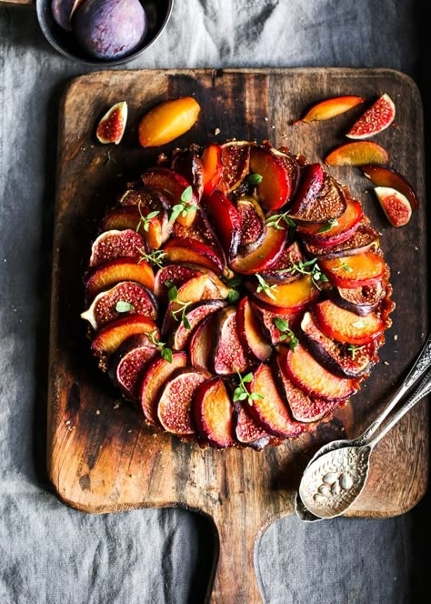 Fig Cakes, Seasonal Vegan Recipes, Fig Tart, Fig Cake, Fig Recipes, Cake Vegan, Gateaux Cake, Vegan Cakes, Almond Cake