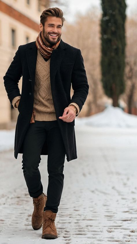 Discover the latest men's winter fashion outfits for both casual and formal wear Explore trendy street styles classy black casual sweaters fall outfits and classy-casual 2024 fashion looks Stay stylish and cozy this season with curated outfit ideas