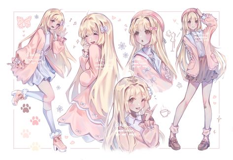 (1) 🪱 芝芝Allie || shop open~ (@ruii__10) / X Pink Twitter, Kawaii Girl Drawings, Reference Photos For Artists, Pink Art Print, Pastel Pink Aesthetic, Pink Art, Cute Art Styles, Book Art Drawings, Digital Art Girl