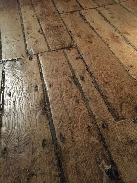 One of the classic wooden floors of Dover Castle. End Grain Flooring, Cottage Flooring, Ceiling Wood, Types Of Wood Flooring, Old Wood Floors, Reclaimed Wood Floors, Plywood Flooring, Wide Plank Flooring, Diy Flooring