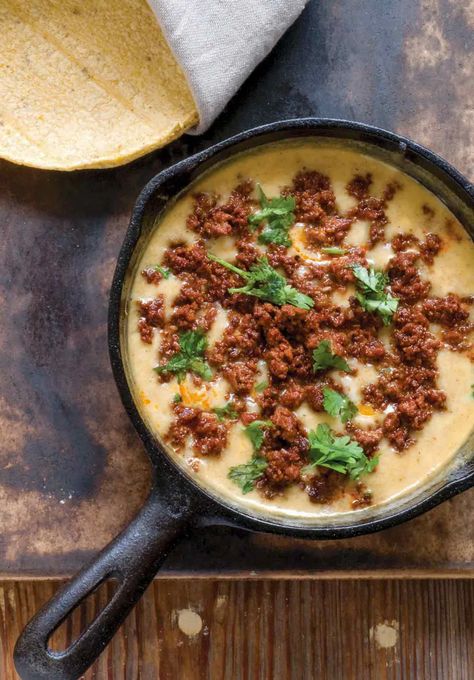 Choriqueso Recipe | Leite's Culinaria Choriqueso Recipe, Super Bowl Food Dip, Mexican Cheese Dip, Cheese Dip Mexican, Dip For Tortilla Chips, Mexican Appetizers, Queso Fundido, Queso Dip, Mexican Cheese