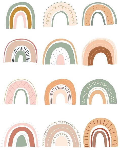 Boho Rainbow Art, Boho Nursery Art, Teen Wall Decor, Boho Dorm Decor, Boho Rainbow Nursery, Boho Rainbows, Boho Background, Preppy Wall Art, Neutral Wall Decor