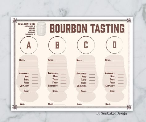 Whiskey Tasting Party, Brochure Psd, Bourbon Tasting, Gin Tasting, Whiskey Tasting, Whiskey Lover Gifts, Whisky Tasting, Sheet Template, Tasting Party