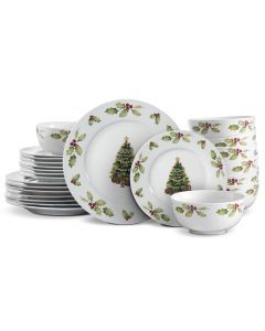 24 Piece Dinnerware Set Dinnerware Sets Walmart, Christmas Dinnerware Sets, Holiday Dinnerware, White Dinnerware Set, Melamine Dinnerware Sets, Casual Dinnerware, Christmas Dinnerware, Melamine Dinnerware, Christmas Dishes