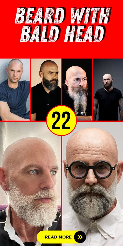 Discover beard with bald head, the epitome of Style, Long, Short, Mens, Faded elegance. Grey, Black, Mens fashion options provide Styles for men with different needs. Experience Style black men, Trendy, and Fashion.Create a bold image with beard with bald head, showcasing Style, Long, Short, Mens, Faded, Grey, Black, and Mens fashion. Perfect Styles for men with distinct tastes, including Style black men, Trendy, and Fashion. Beard And Bald Head, Bald Men Facial Hair Styles, Beard Styles Bald Head, Bald Grey Bearded Men, Black Men Beard Style Ideas, Good Looking Bald Men, Grey Bearded Men, Beard Styles Bald, Bald Head With Beard