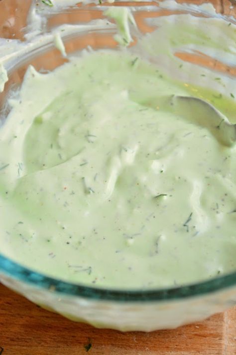 Creamy Wasabi Dill Sauce - builicious Wasabi Shrimp Recipe, Wasabi Cream Sauce Recipe, Wasabi Sauce Recipe, Wasabi Cream Sauce, Wasabi Recipes, Wasabi Sauce, Cucumber Dip, Cravings Food, Seafood Dinners