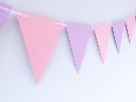 Excited to share the latest addition to my #etsy shop: Paper pink lavender bunting , Triangle Penant Party Banner , double sided  flag banner , Pink decoration , Paper garland , Nursery decor #paperpinkbunting #partybanner #trianglepenant #flagbanner #pinknurserydecor https://etsy.me/2Ju2Pao 3d Paper Star, Garland Nursery Decor, Pink Bunting, Triangle Banner, Birthday Decoration Ideas, Pink Party Decorations, Paper Bunting, Garland Nursery