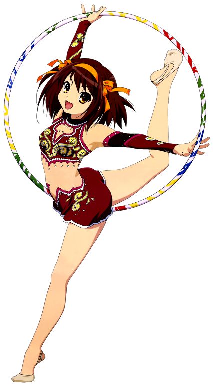 Haruhi Suzumiya, D Images, Comic Art Girls, Rhythmic Gymnastics, Girls Cartoon Art, Anime Character Design, Cartoon Art, Art Girl, Gymnastics