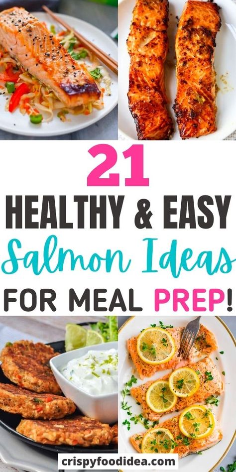 Healthy Salmon Meal Prep Easy Recipes, Easy Salmon Lunch Ideas, Salmon Lunch Prep, Healthy Salmon Lunch Meal Prep, Meal Prep Salmon Clean Eating, Salmon And Rice Meal Prep, Lunch Ideas With Salmon, Salmon Meal Prep Bowls, Easy Salmon Meal Prep