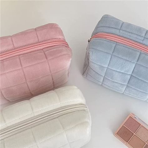 Amazon.com : Small Cosmetic Bag Cute Makeup Bag Y2k Accessories Aesthetic Make Up Bag Y2k Purse Cosmetic Bag for Purse (white) : Beauty & Personal Care Cute Makeup Bags, Small Cosmetic Bags, Beg Tangan, Pen Pouch, Handbag Organization, Travel Toiletries, Pencil Bags, Cosmetic Storage, Pen Case