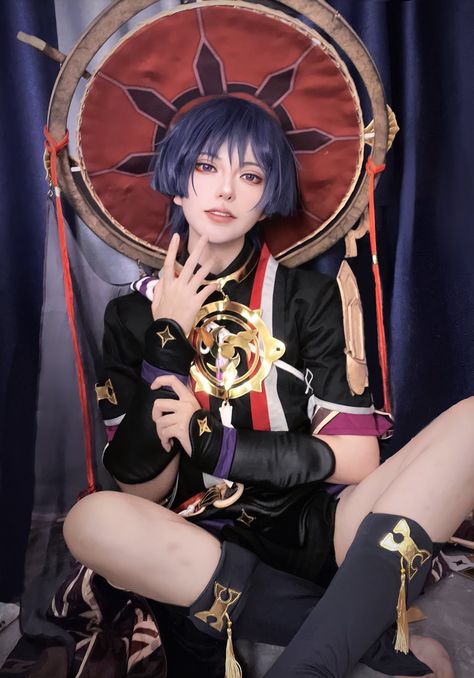 Genshin Cosplayers, Wanderer Art, Anime Christmas, Cosplay Characters, Amazing Cosplay, Cute Cosplay, Cosplay Makeup, Best Cosplay, Cosplay Outfits