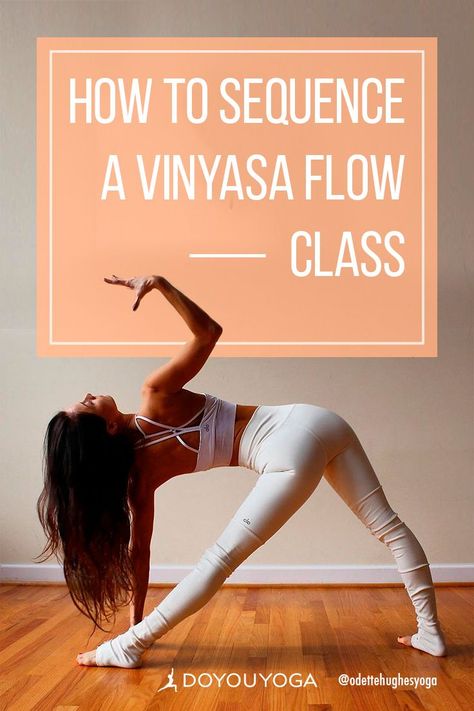 How to Sequence a Vinyasa Flow Class #yoga #fitness #yogasequence Healthy Yoga, Yoga Teacher Resources, Yoga Nature, Ashtanga Vinyasa Yoga, Yoga Handstand, Yoga Vinyasa, Happy Yoga, Beginner Yoga, Fitness Video