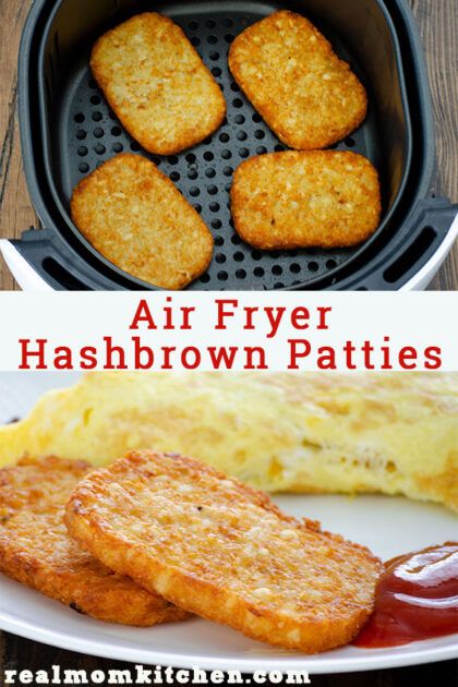 Air Fry Hashbrown Patties, Air Fryer Hashbrown Patty, Airfryer Vegetables, Airfryer Ideas, Hashbrown Patties, Air Fryer Recipes Breakfast, Frozen Hashbrowns, Mom Kitchen, Cooks Air Fryer