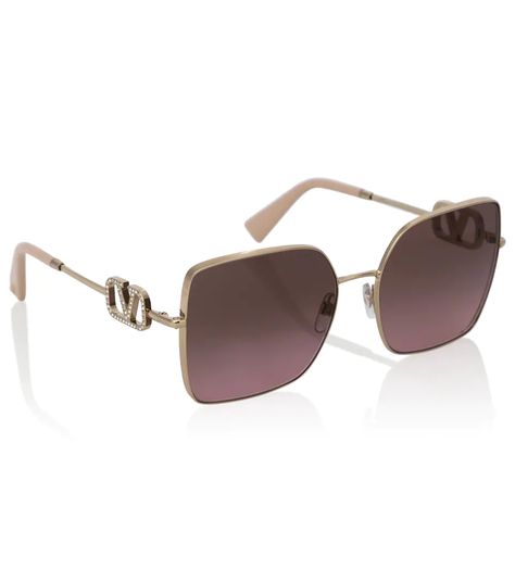 Valentino - VLOGO sunglasses | Mytheresa Bulgari Sunglasses, Valentino Glasses, Valentino Sunglasses, Valentino Collection, Sunglasses Collection, Shades Sunglasses, Rimless Sunglasses, Together We Can, Designer Sunglasses