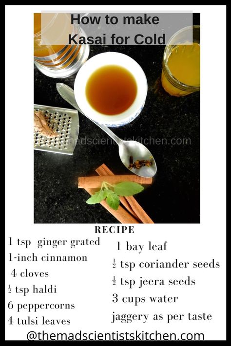 This kadha that has antioxidants and anti-inflammatory properties. Helps boost the immune system so why wait till you catch a cold. Make it a routine in your life, a soothing concoction that is good for your body every day. Simple to make and yes it is dairy-free and gluten-free. Will, you not want to try it out? The method you will find on The Mad Scientists Kitchen blog. Haldi Doodh, Teas Recipes, Snacks Vegan, How To Boost Your Immune System, Mad Scientists, Monsoon Season, Herbal Teas Recipes, All Purpose Seasoning, Herbal Teas